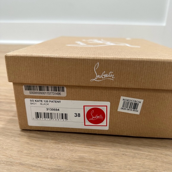 Christian Louboutin So Kate 120mm Black Patent Pump - Picture 4 of 7